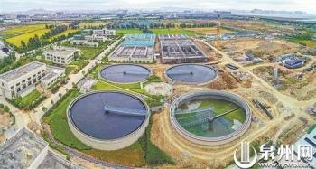 晋江市南港污水处理厂二期扩建工程部分设施开始投用